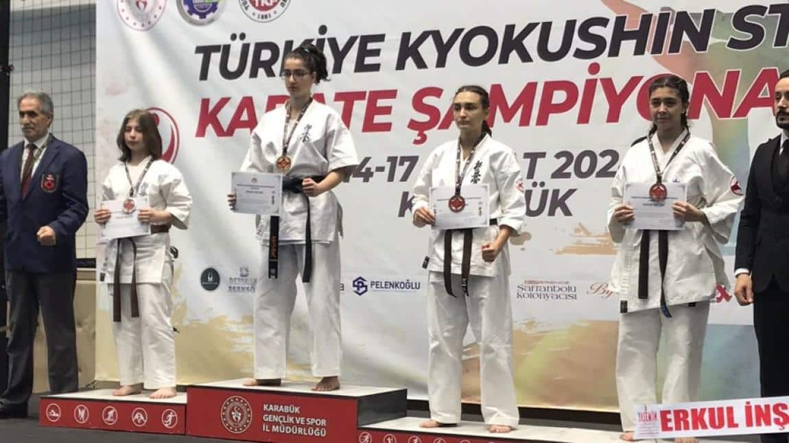 Kyokushin Stil Karate Türkiye Şampiyonası’nda Türkiye 3.'sü olduk